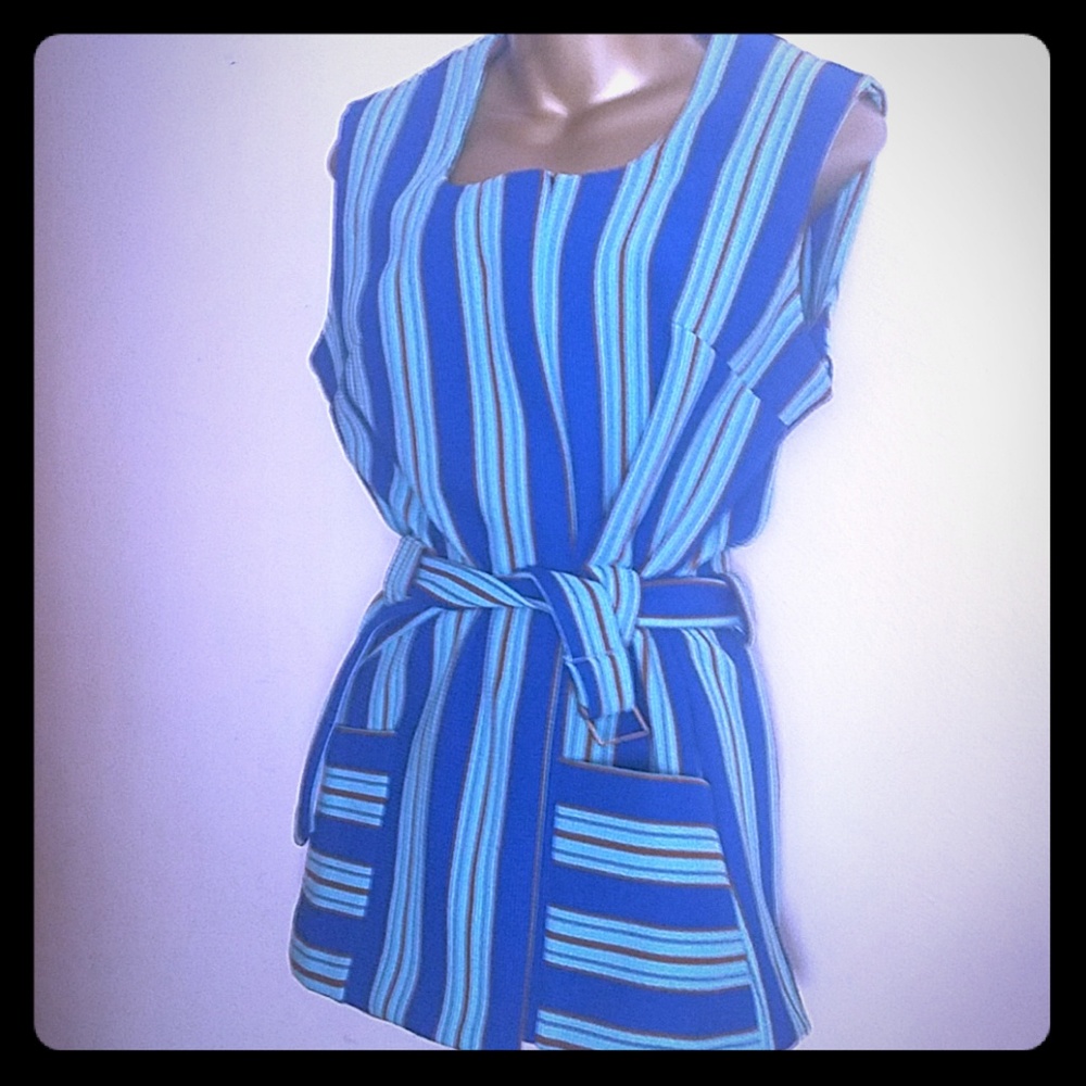 Vintage striped vest